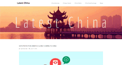 Desktop Screenshot of latestchina.com
