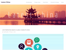 Tablet Screenshot of latestchina.com